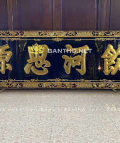 Hoành phi đục tay vỏ măng đục sâu