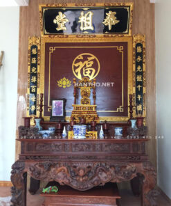 Hoành phi câu đối thờ gia tiên