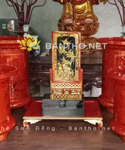 2 cặp thống thờ bằng gỗ