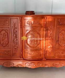 Mẫu tủ thờ truyền thống tam đa